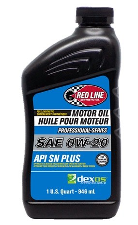Red Line Oil, Professional Series, SAE 0W-20, Fully Synthetic, 1 Quart Bottle, Single – 12804