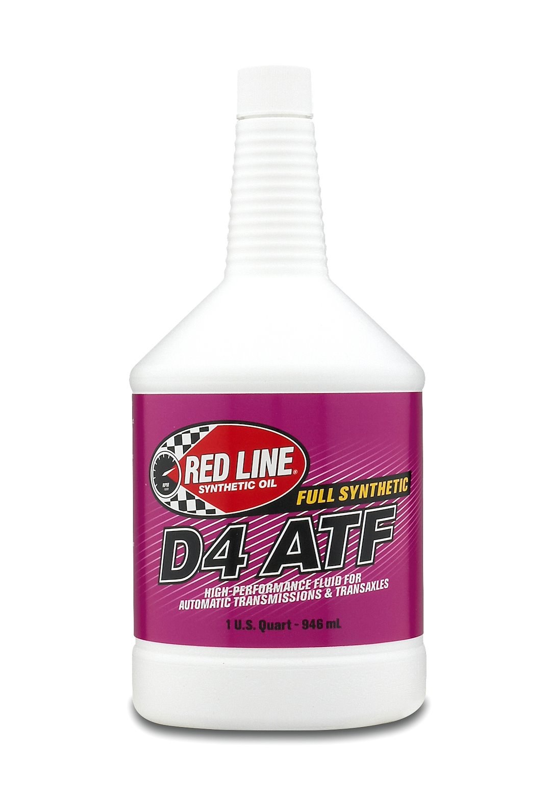 Red Line Auto Trans Fluid, D4 ATF, Full Synthetic, 1 Quart Bottle, Single – 30504