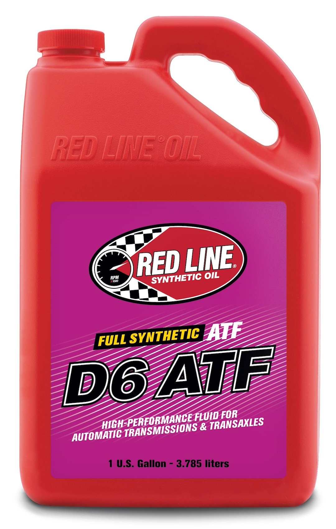 Red Line Auto Trans Fluid, D6 ATF, Full Synthetic, 1 Gallon Jug, Single – 30705