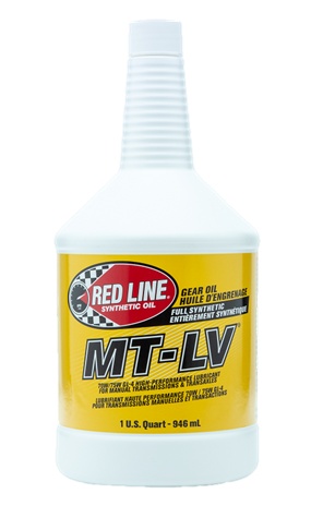 Red Line Gear Oil, Mt-Lv, Single, 1 Quart Bottle, SAE 70W-75W, Synthetic, GL-4 Gear Oil – 50604
