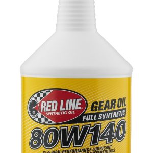 Red Line Gear Oil, Single, 1 Quart Bottle, 80W-140, Synthetic – 58104