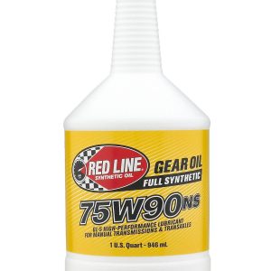 Red Line Gear Oil, Single, 1 Quart Bottle, 75W-90 Ns, Synthetic, GL-5 Gear Oil – 58304