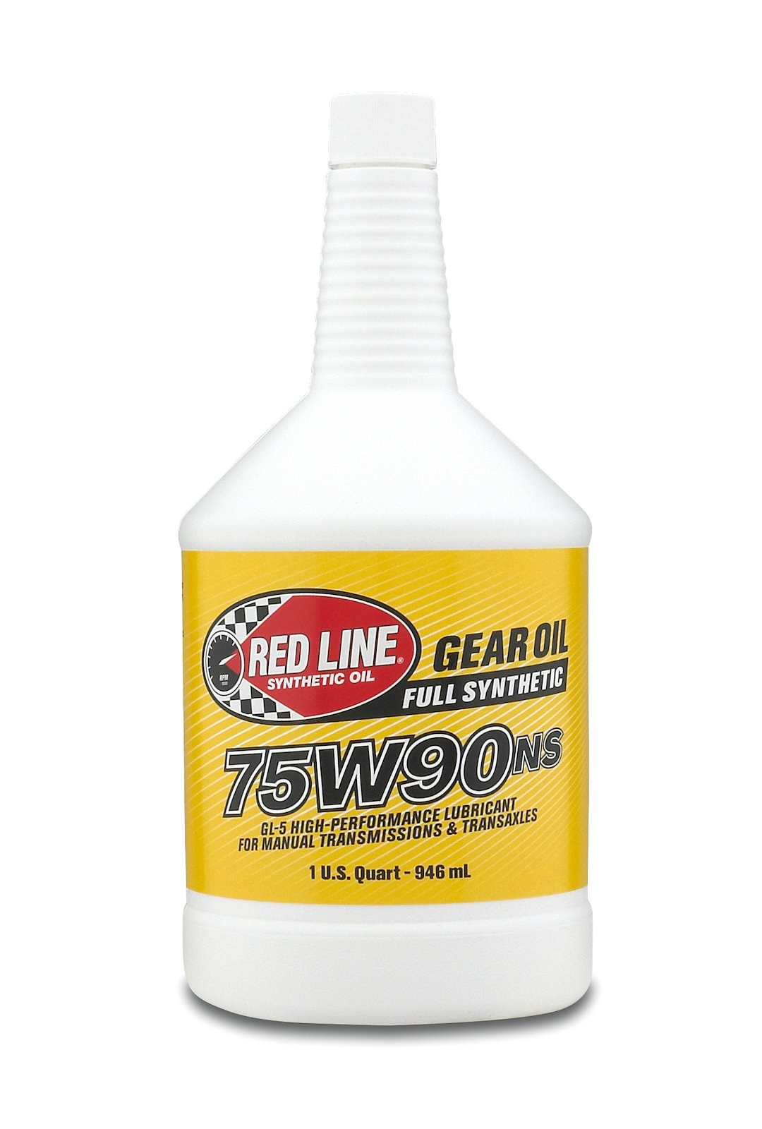 Red Line Gear Oil, Single, 1 Quart Bottle, 75W-90 Ns, Synthetic, GL-5 Gear Oil – 58304