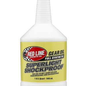 Red Line Gear Oil, Superlight Shockproof ®, Single, 1 Quart Bottle, Synthetic – 58504