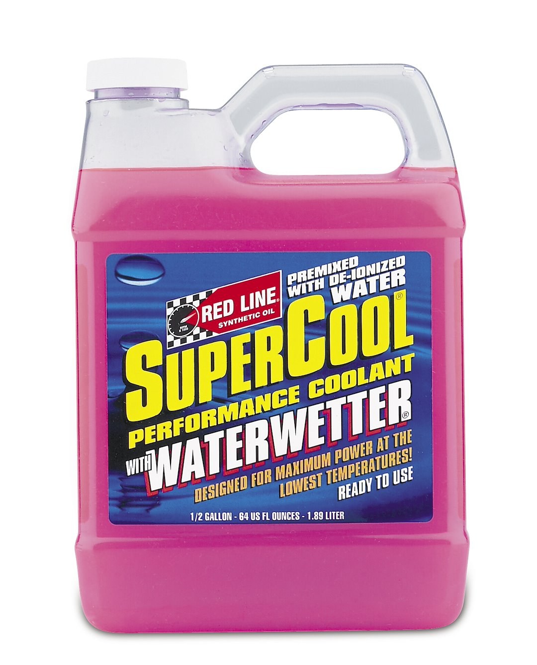 Red Line Coolant Additive, Supercool with Waterwetter ®, Used with Anti-Freeze and Water, For Motorcycles/ Atvs/ Karts, 64 Ounce Can, Single – 80205