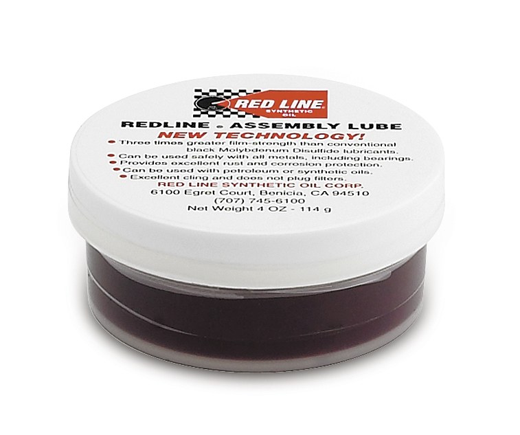 Red Line Assembly Lube, 4 Ounce Bottle, Dissolves IN Oil – 80312