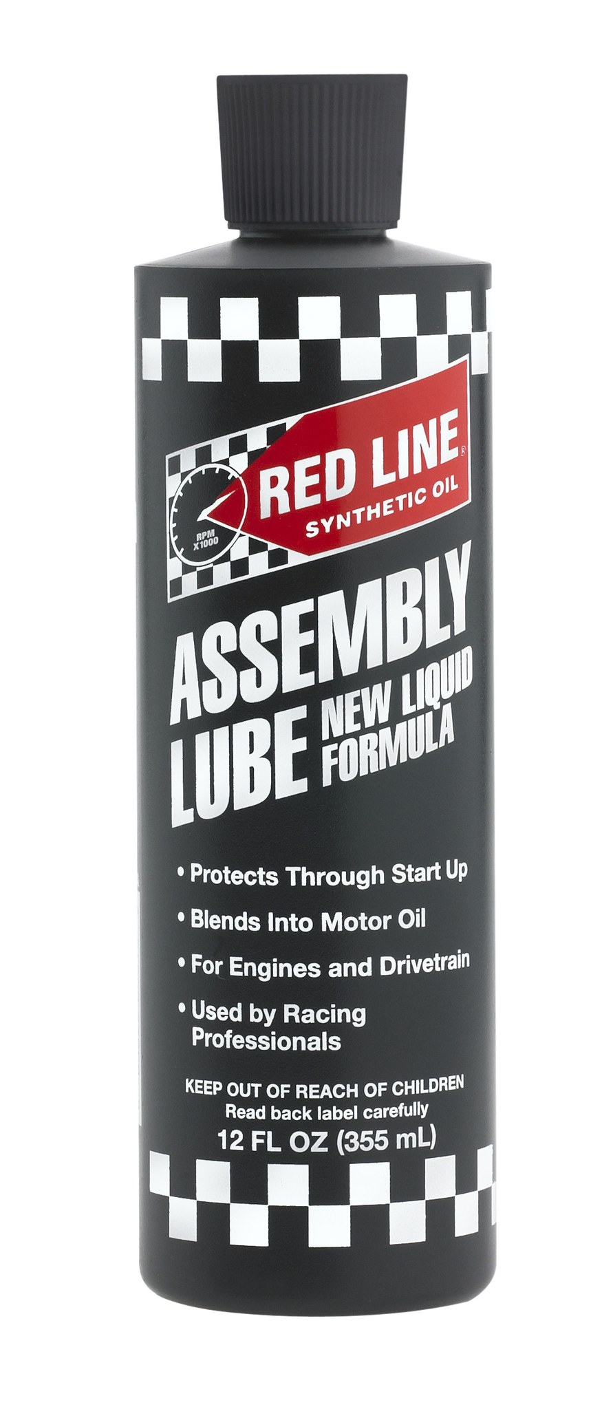 Red Line Assembly Lube, Used for Engines and Drivetrain Parts, 12 Ounce Bottle, Single – 80319