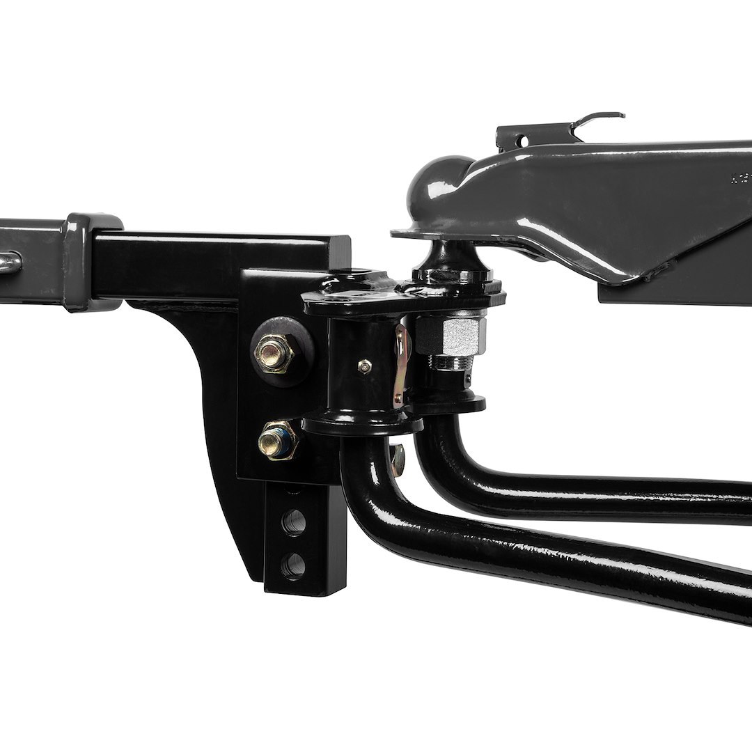 Reese Weight Distribution Hitch, Round Bar, 1150 Pound Tongue Weight/ 11500 Pound Gross Trailer Weight Capacity, Clamp-On, With Sway Control – 49913
