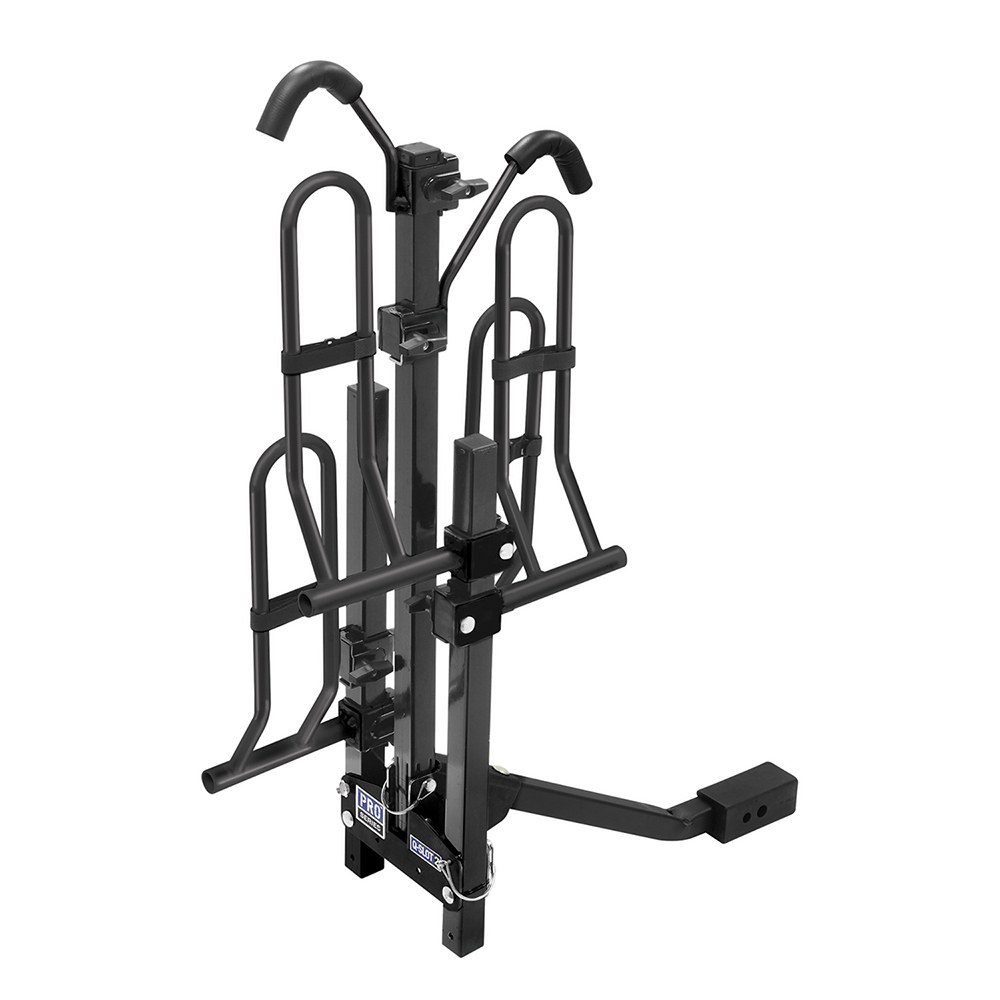 Reese Bike Rack, Explorer, 1-1/4 Inch and 2 Inch Receiver Hitch Mount, Holds 2 Bikes, Up to 90 Pound Weight Capacity, Bike Tire Clamp – 63134