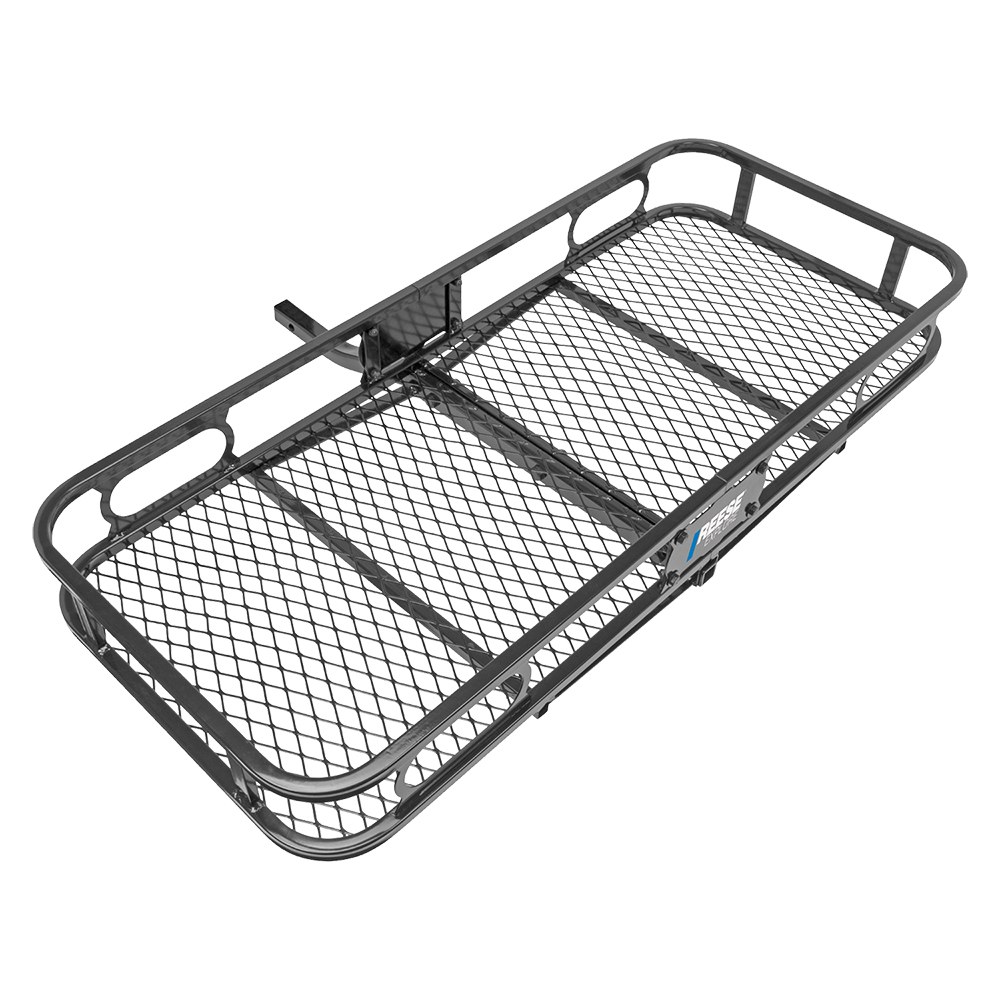 Reese Trailer Hitch Cargo Carrier, Mounts IN 1-1/4 Inch Receiver, 300 Pound Weight Capacity, 48 X 20 Inch, Mesh Rack, Non-Folding – 63155