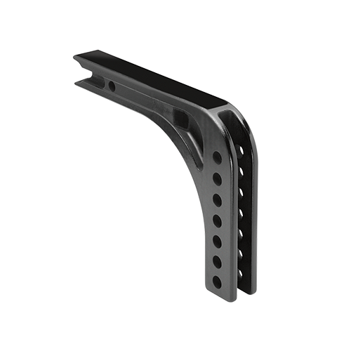 Reese Weight Distribution Hitch Shank, Fits 2 Inch Reciever, 15000 Pound Capacity, 14 Inch Length, 7-1/2 Inch Rise, Powder Coated, Black – 63971