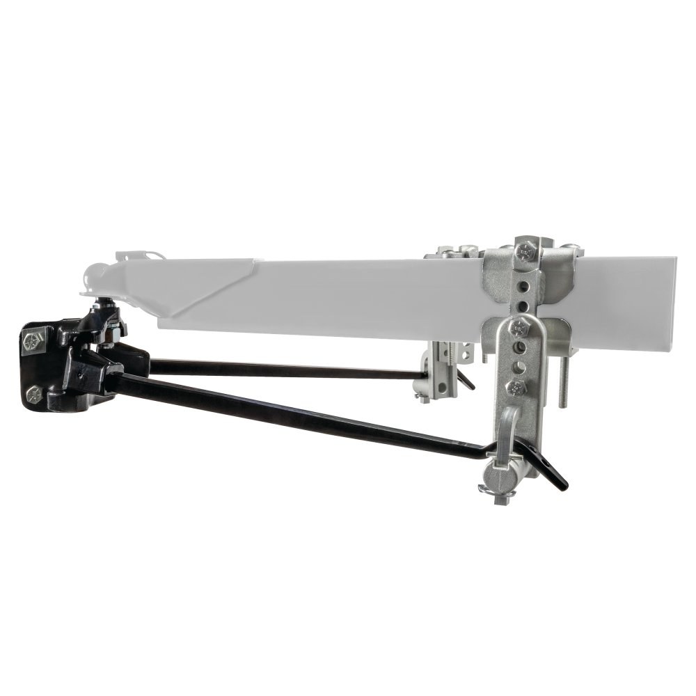 Reese Weight Distribution Hitch, Dual Cam, Trunnion Bar, 800 Pound Tongue Weight, 8000 Pound Gross Trailer Weight, Without Shank – 66092