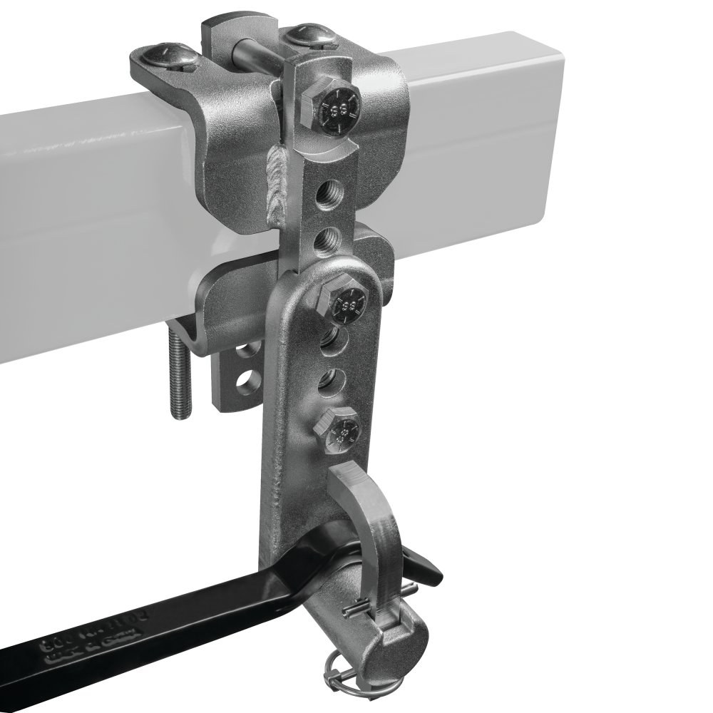 Reese Weight Distribution Hitch, Dual Cam, Trunnion Bar, 1200 Pound Tongue Weight, 12000 Pound Gross Trailer Weight, Without Shank – 66093