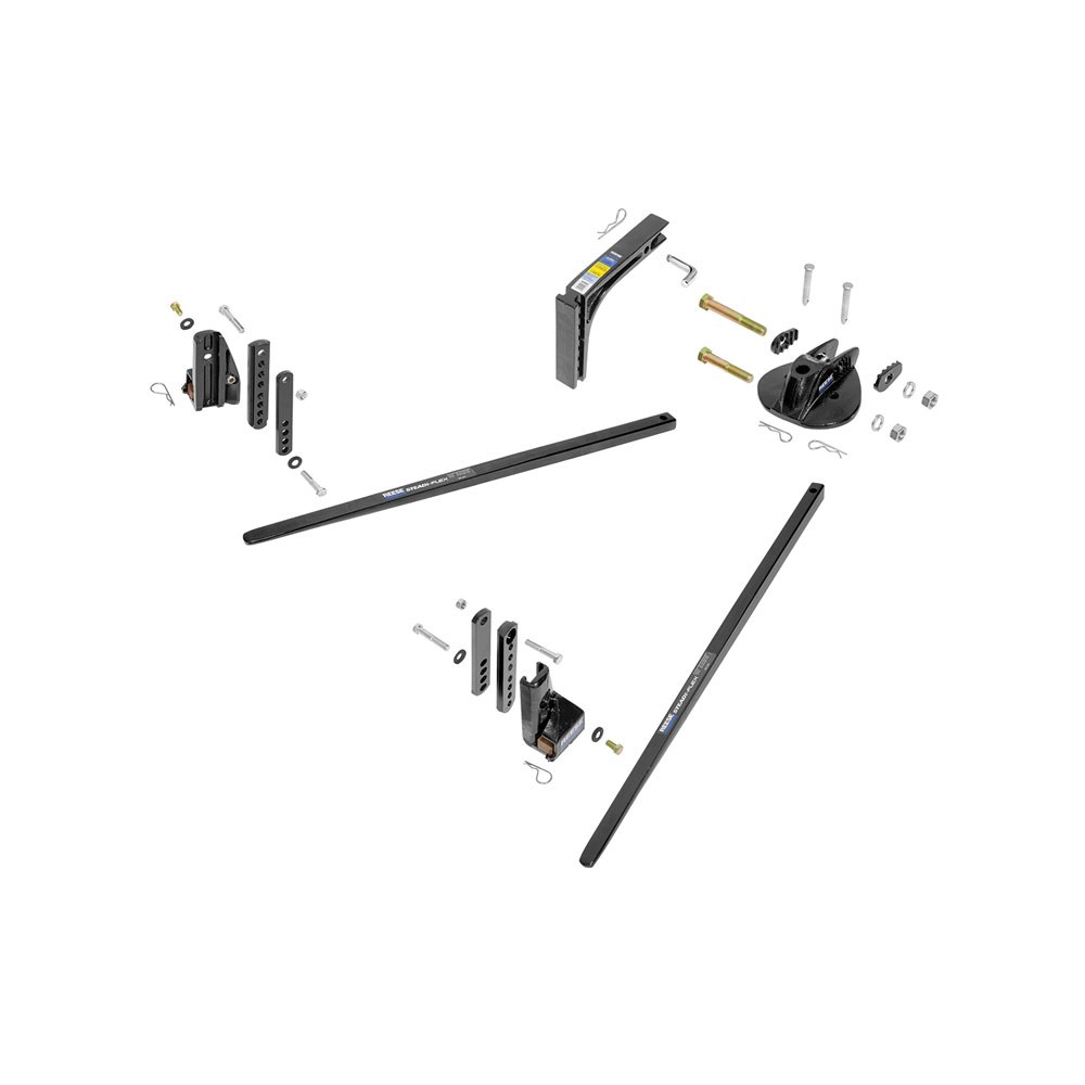 Reese Weight Distribution Hitch, Steadi-Flex ™, Trunion Bar, 1200 Pound Tongue Weight, 12000 Pound Gross Trailer Weight, With Shank – 66560