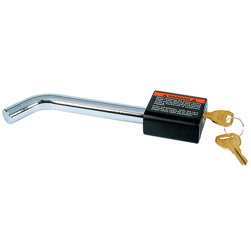 Reese Trailer Hitch Pin, Towpower, Barbell, Use with 2 Inch Class III and IV Hitches, 5/8 Inch Diameter, Key Lock, Single, Includes 2 Keys – 7006500