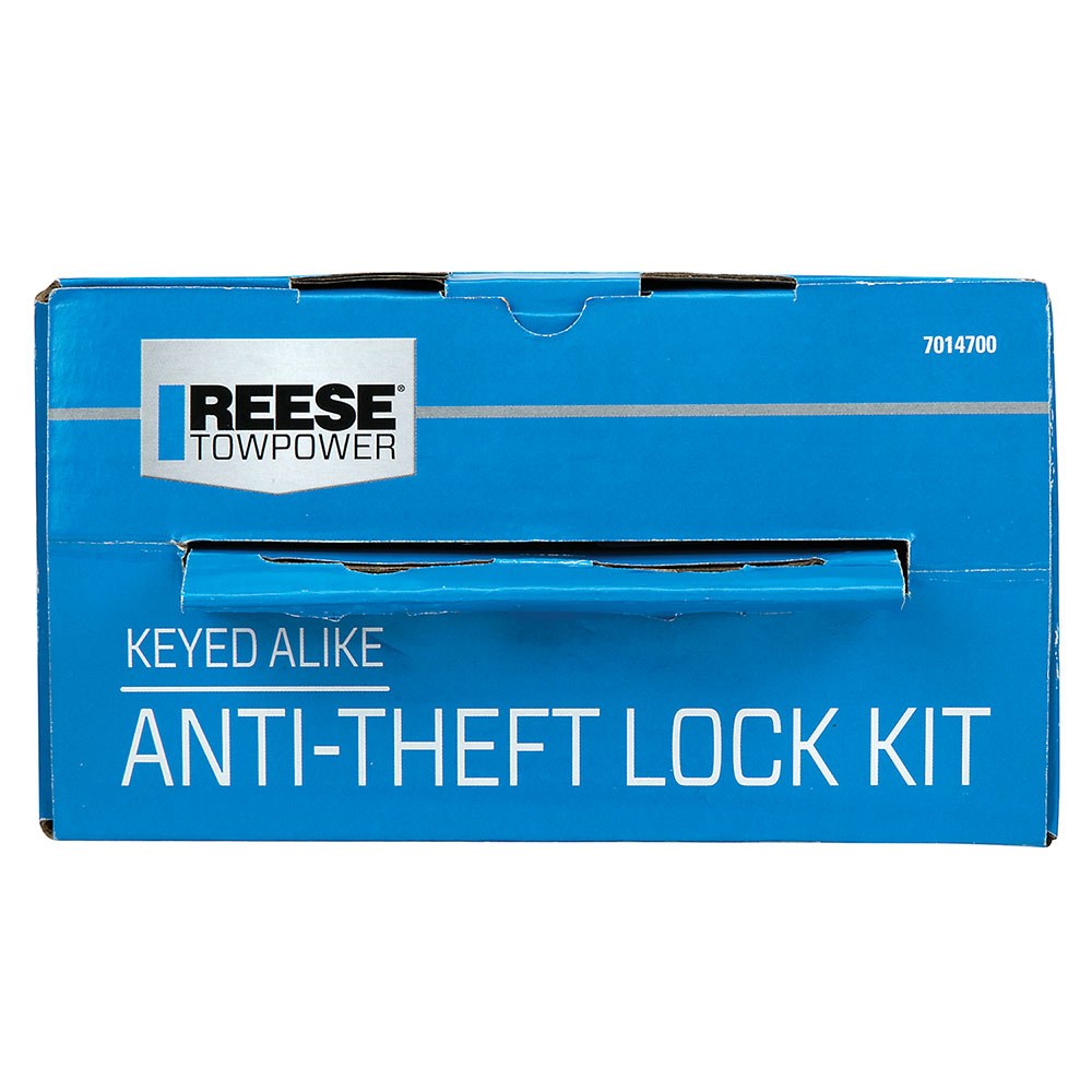 Reese Trailer Hitch Accessory Kit, Towpower, Includes Tongue Lock/ Coupler Lock/ Ball Mount Lock – 7014700