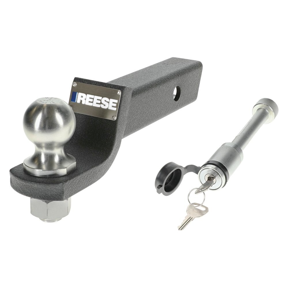Reese Trailer Hitch Ball Mount, Class IV, Fits 2 Inch Receiver, 9-1/2 Inch Shank Length – 7096600