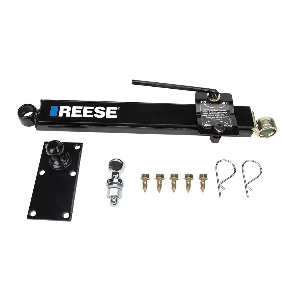 Reese Weight Distribution Hitch Sway Control Kit, With Sway Control Arm/Ball/Ball Plate/Hardware – 83660