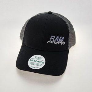 Ram Hat, One Size Fits All, Baseball Cap, Black, Cotton, With Ram Clutches Logo – 05-010