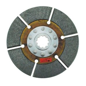 Ram Clutch Disc, Single Disc, Full Face Design, 8 Inch Disc Diameter, 1-3/8 Inch X 10 Spline Input Shaft, Solid Hub – 1331