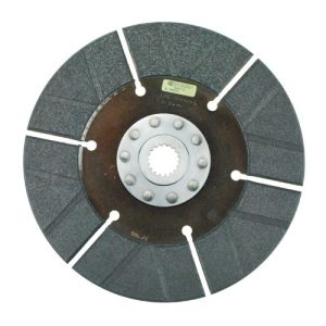 Ram Clutch Disc, Single Disc, Full Face Design, 10-1/2 Inch Disc Diameter, 1-3/16 Inch X 18 Spline Input Shaft, Solid Hub – 1358
