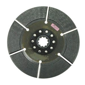Ram Clutch Disc, Single Disc, Full Face Design, 10 Inch Disc Diameter, 1-3/8 Inch X 10 Spline Input Shaft, Solid Hub – 1371