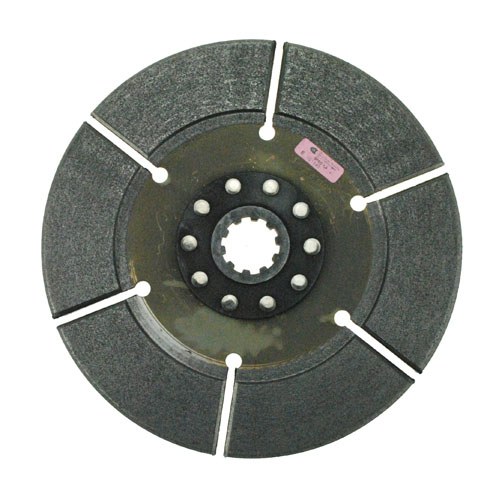 Ram Clutch Disc, Single Disc, Full Face Design, 10 Inch Disc Diameter, 1-3/8 Inch X 10 Spline Input Shaft, Solid Hub – 1371