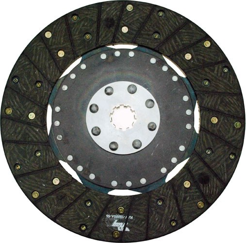 Ram Clutch Disc, 300 Series, Single Disc, Full Face Design, 10-1/2 Inch Disc Diameter, 1-1/8 Inch X 10 Spline Input Shaft, Solid Hub – 251