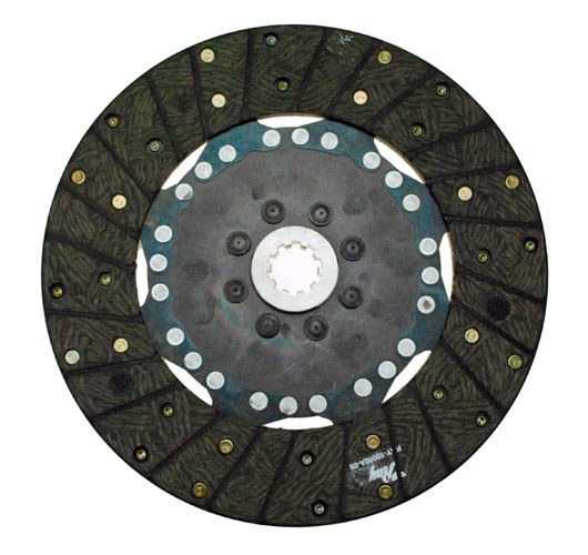 Ram Clutch Disc, 300 Series, Single Disc, Full Face Design, 10-1/2 Inch Disc Diameter, 1-1/8 Inch X 10 Spline Input Shaft, Solid Hub – 251