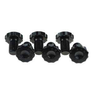 Ram Clutch Flywheel Bolt, For Use with Ram Lightweight Flywheel, 0.680 Under Head Length, 7/16 Inch Thread Size, Black Oxide, Steel, Set of 6 – 530
