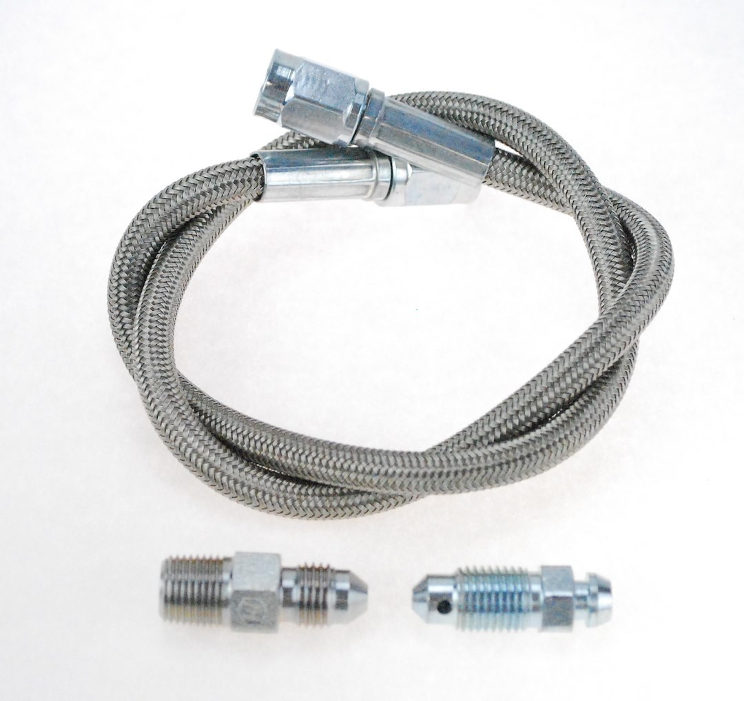 Ram Clutch Slave Cylinder Remote Bleeder, 18 Inch Hose, With Hose/ Fittings/ Bleeder – 78510