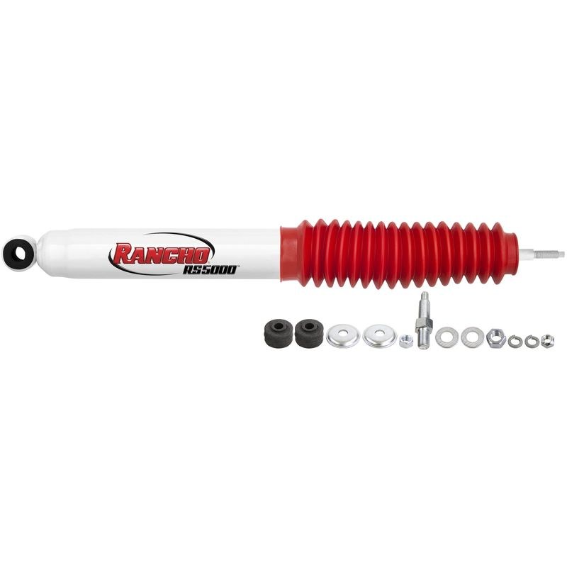Rancho Steering Stabilizer, Mounts to OE Locations, With Protective Boot – RS5405