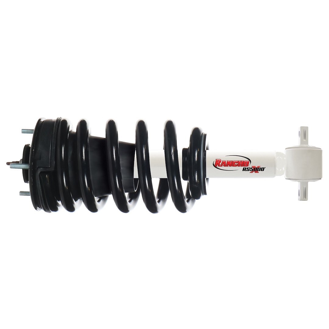 Rancho Shock Absorber, RS55000X, Nitrogen Gas Charged, Non Adjustable Valving, Without Shock Boots, With Coil Spring, Single – RS551784
