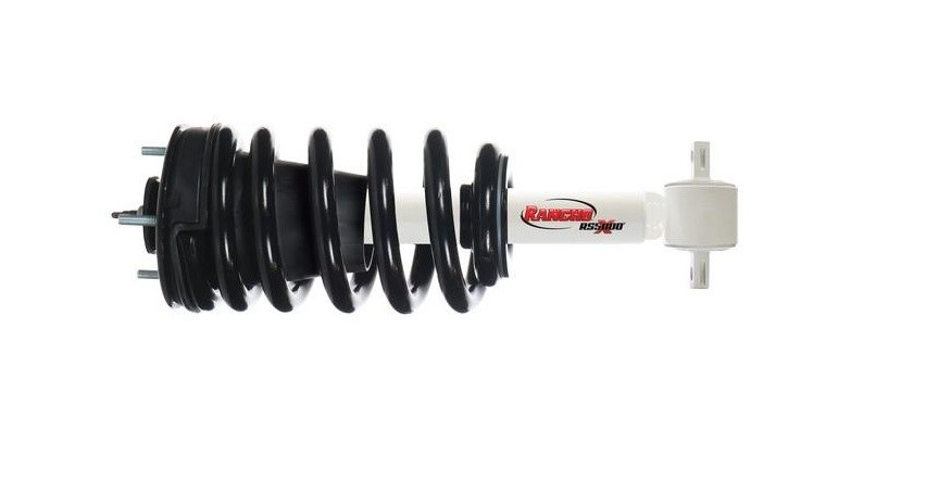 Rancho Shock Absorber, RS55000X, Nitrogen Gas Charged, Non Adjustable Valving, Without Shock Boots, With Coil Spring, Single – RS551830