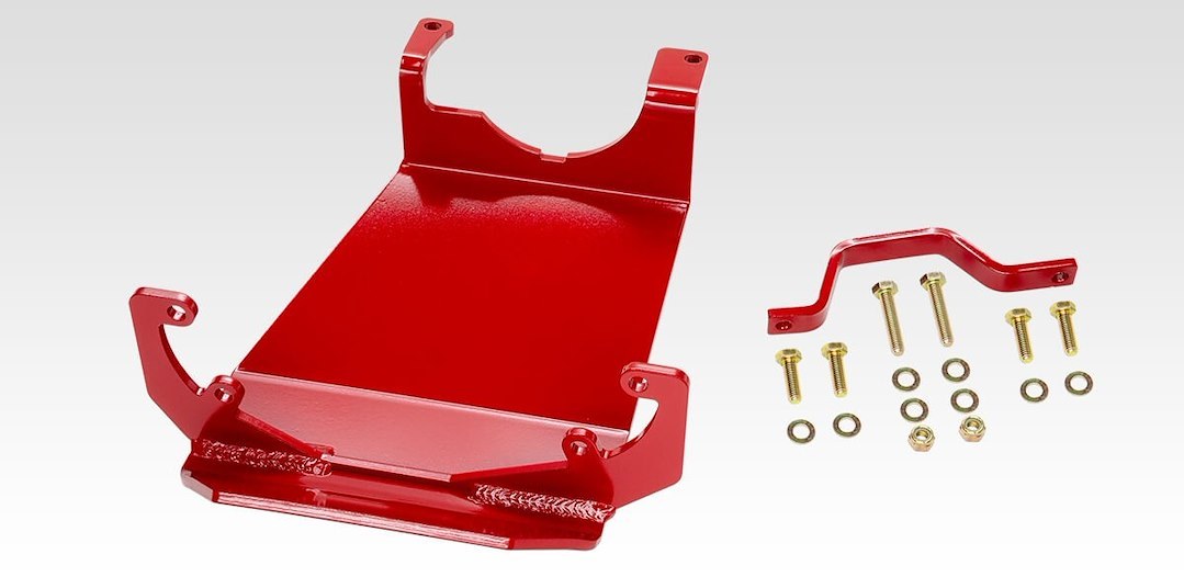 Rancho Skid Plate, Rock Gear ™, Dana 44 Differential, Powder Coated, Red, Steel – RS62117