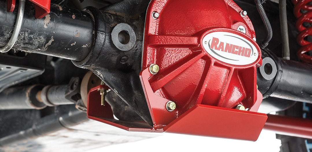 Rancho Skid Plate, Rock Gear ™, Differential/ Red/ Steel – RS6242
