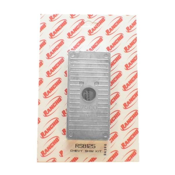 Rancho Differential Pinion Angle Shim, For Use with 2-3/8 Inch Wide Leaf Springs, 2.5 Degree Angle, Aluminum, Set of 2 – RS8125