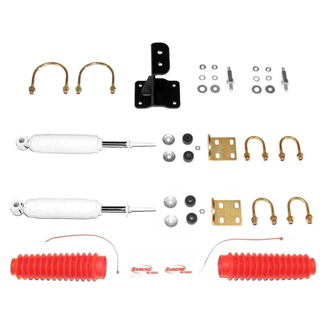 Rancho Steering Stabilizer, Steering Stabilizer Kit, Steel, Dual – RS98510