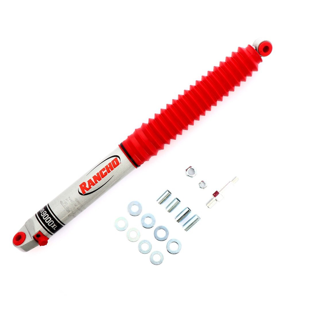 Rancho Shock Absorber, RS9000XL, Nitrogen Gas Charged, Adjustable Valving, With Shock Boots, Single – RS994112
