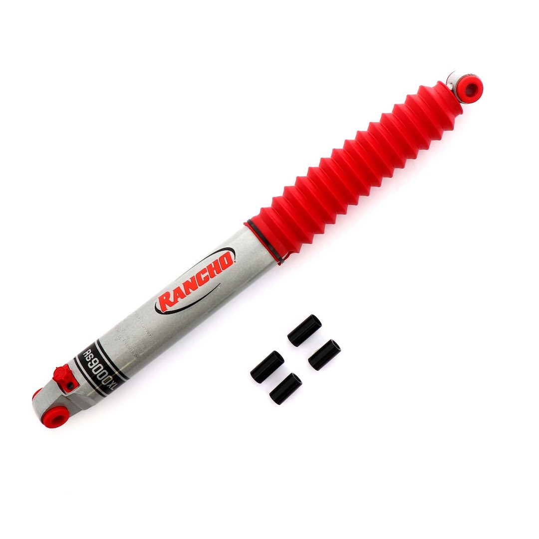 Rancho Shock Absorber, RS9000XL, Nitrogen Gas Charged, Adjustable Valving, With Shock Boots, Single – RS994114