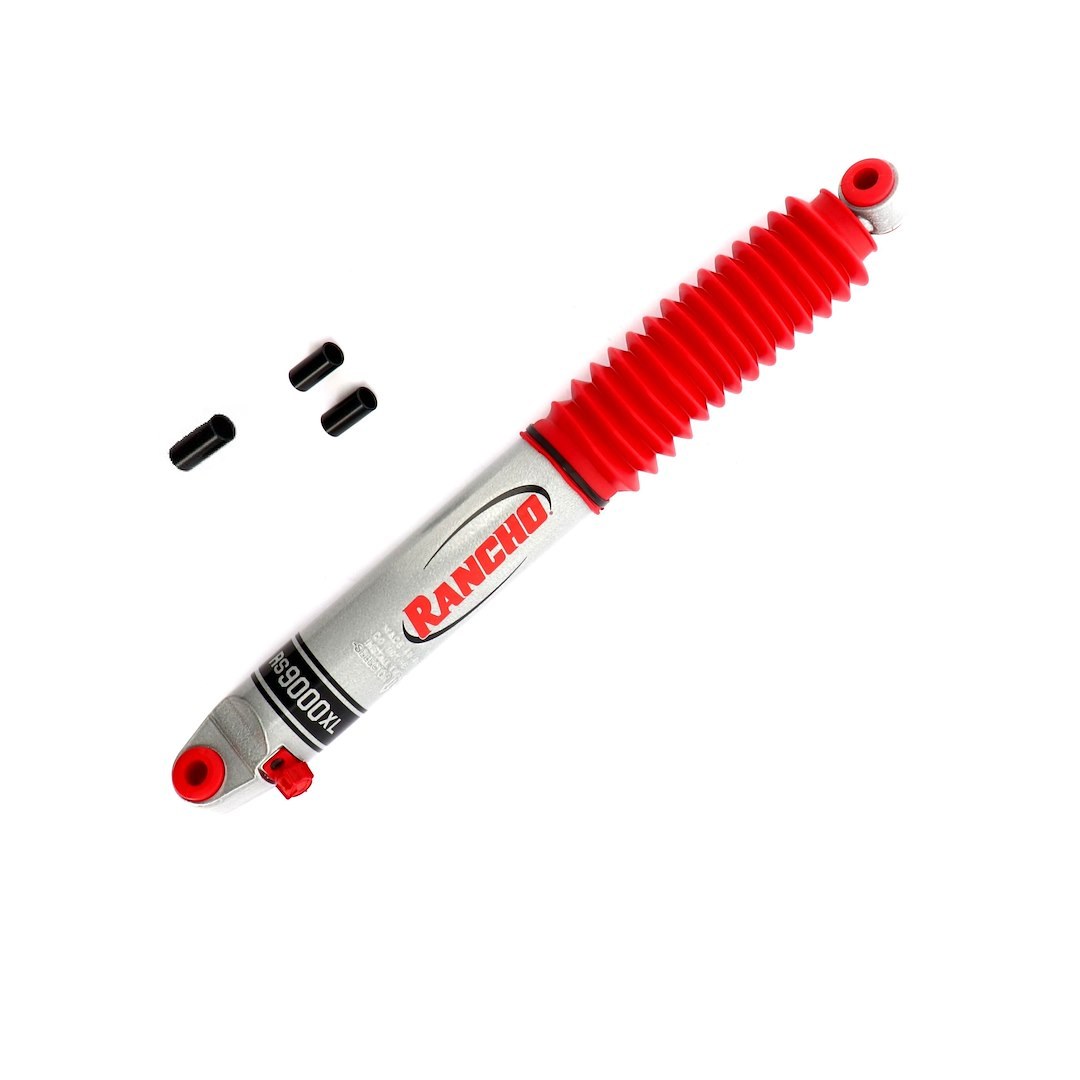 Rancho Shock Absorber, RS9000XL, Nitrogen Gas Charged, Adjustable Valving, With Shock Boots, Single – RS994116
