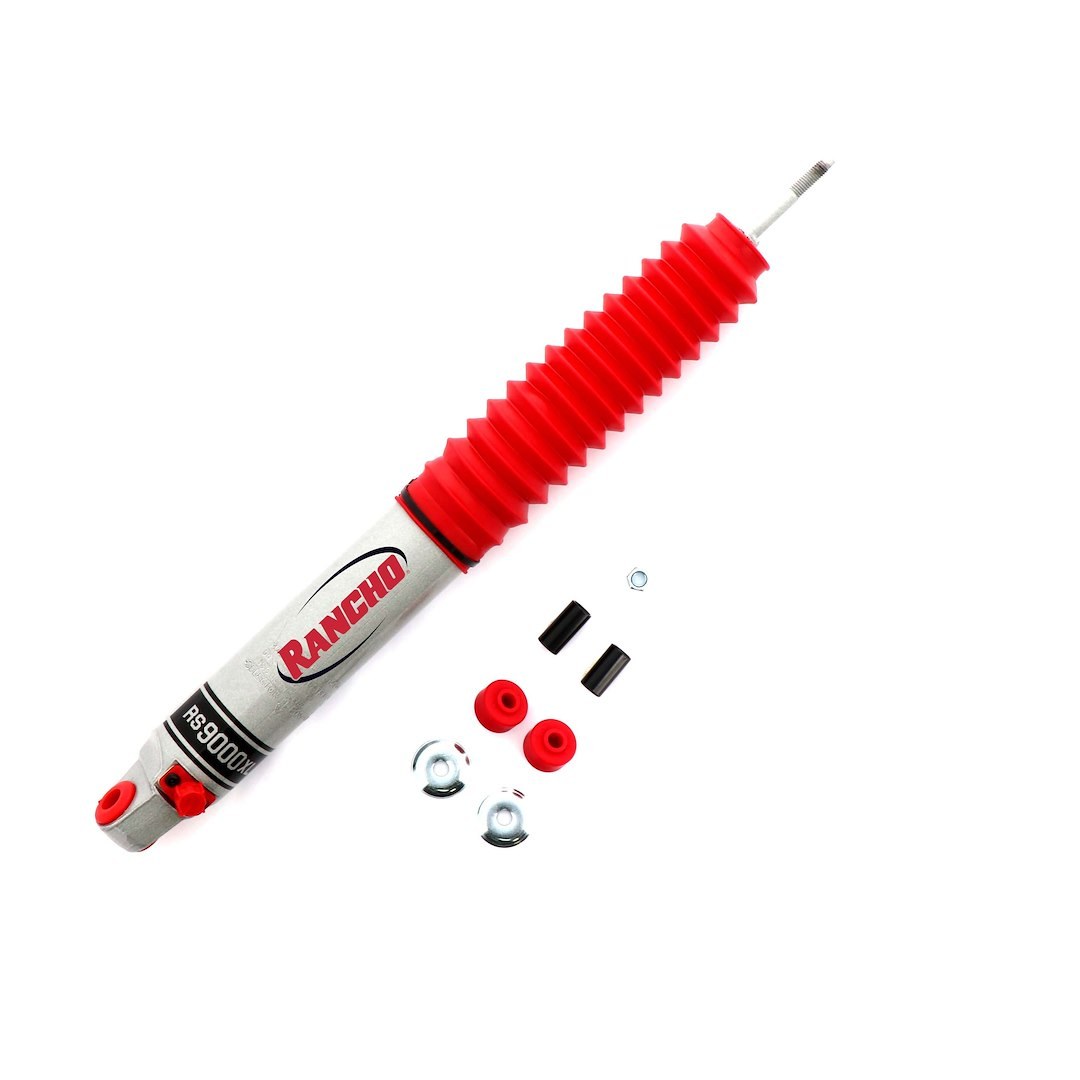 Rancho Shock Absorber, RS9000XL, Nitrogen Gas Charged, Adjustable Valving, With Shock Boots, Single – RS994117
