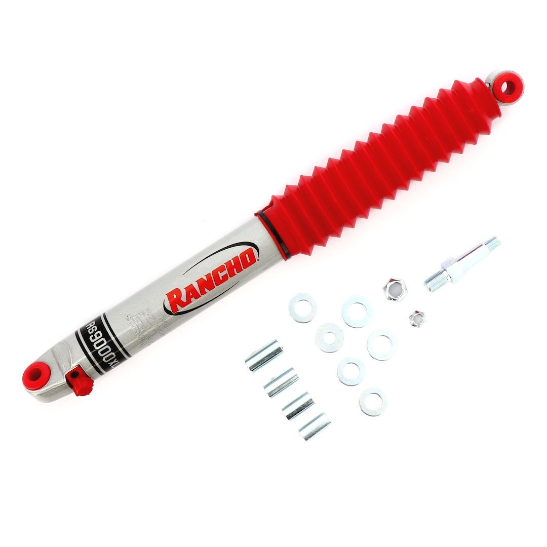 Rancho Shock Absorber, RS9000XL, Nitrogen Gas Charged, Adjustable Valving, With Shock Boots, Single – RS994118