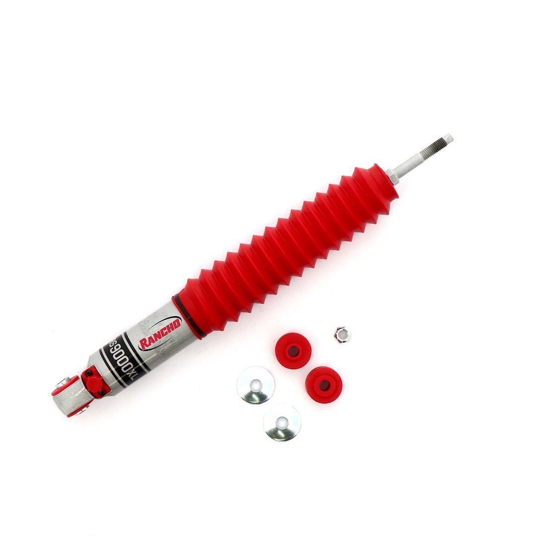 Rancho Shock Absorber, RS9000XL, Nitrogen Gas Charged, Adjustable Valving, With Shock Boots, Single – RS994329