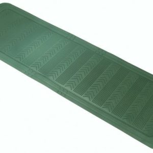 Rubberqueen Floor Mat, Cut-To-Fit, Black, Rubber, 1 Piece Rear Runner – 70591