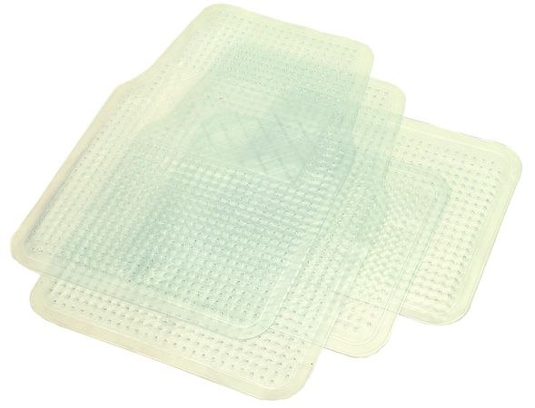 Rubberqueen Floor Mat, Universal 24-3/4 Inch Length X 16-3/4 Inch Width Front/ 13 Inch Length X 16-1/2 Inch Width Rear, Black, Ultra-Rubber – 70611