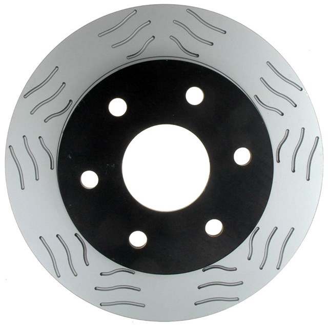 Raybestos Brake Rotor, Specialty – Street Performance, S-Groove Technology, Coated Rotor, Single – 56825PER