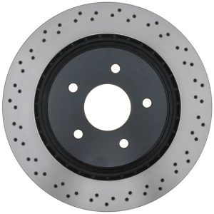 Raybestos Brake Rotor, Specialty – Street Performance, Cross Drilled, Single – 580386