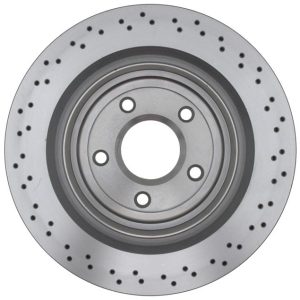 Raybestos Brake Rotor, Specialty – Street Performance, Cross Drilled, Single – 580386