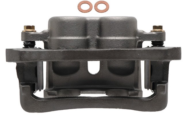 Raybestos Brake Caliper, R-Line, Semi-Loaded Caliper, Remanufactured, Cast Iron, 2 Inch Piston Caliper, Includes Bracket – FRC11411